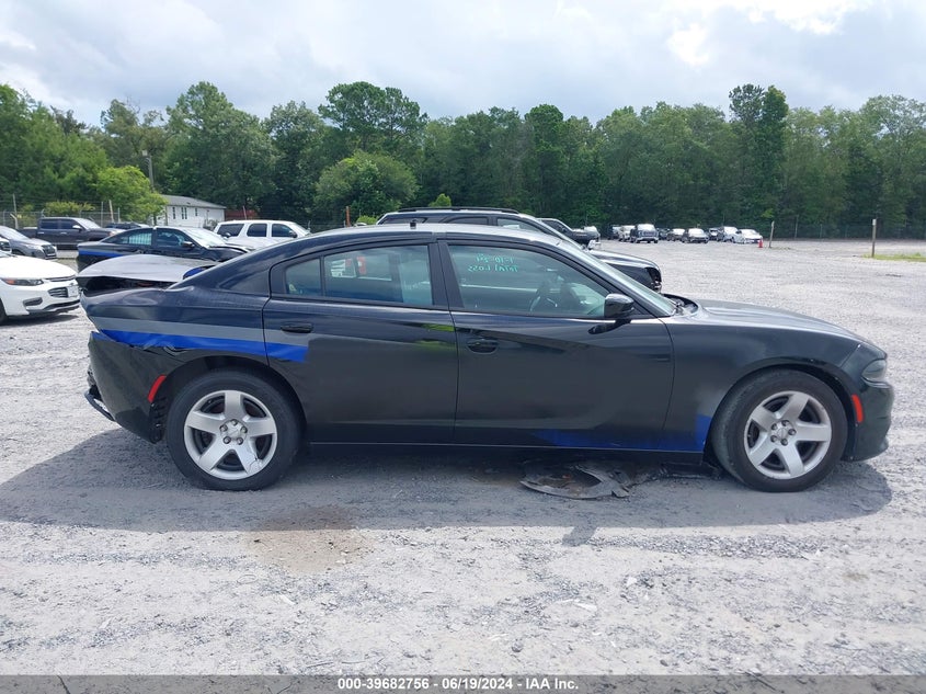 2019 Dodge Charger Police VIN: 2C3CDXAT7KH567960 Lot: 39682756