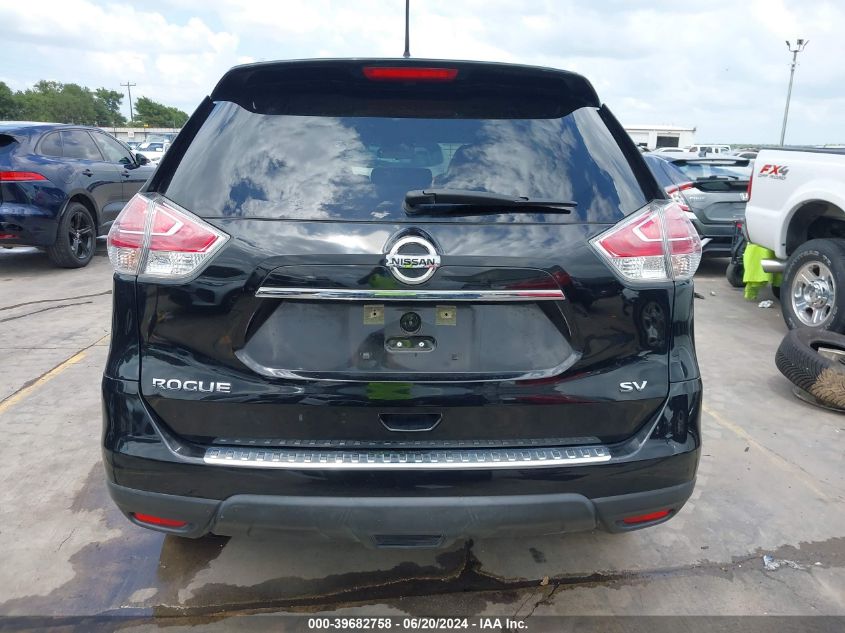 2016 Nissan Rogue Sv VIN: KNMAT2MTXGP630864 Lot: 39682758