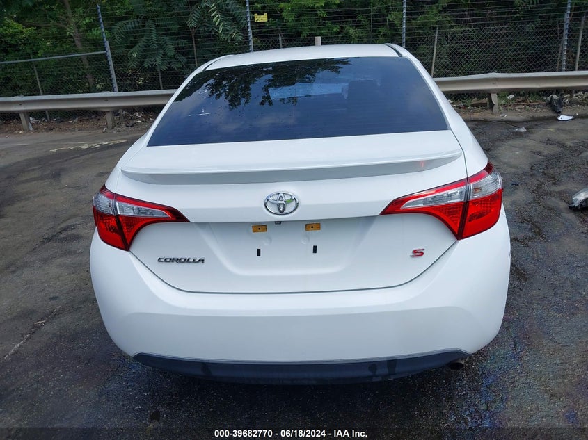 2015 Toyota Corolla S Plus VIN: 5YFBURHEXFP191636 Lot: 39682770