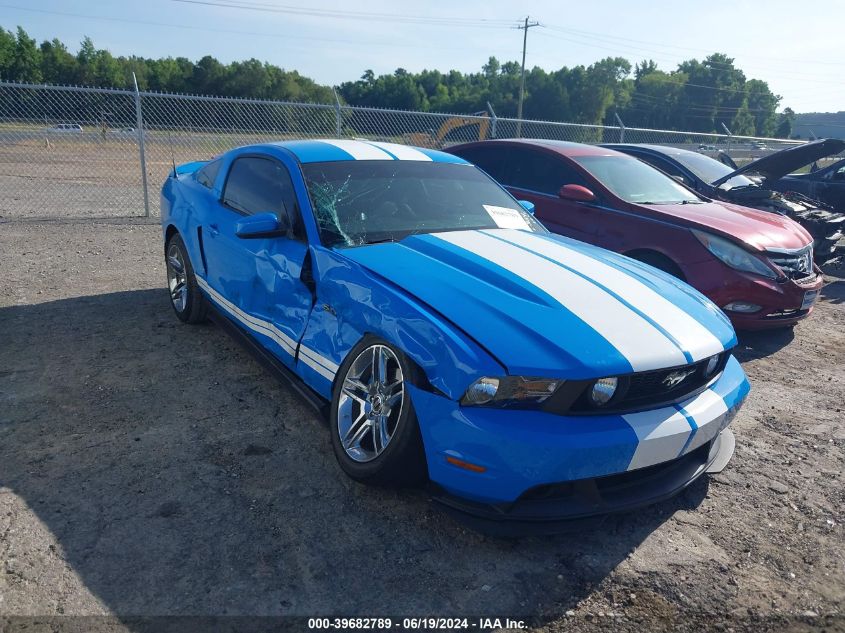 2012 Ford Mustang Gt VIN: 1ZVBP8CF4C5255287 Lot: 39682789