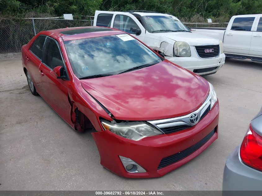 2012 Toyota Camry Xle VIN: 4T1BF1FK8CU604832 Lot: 39682792