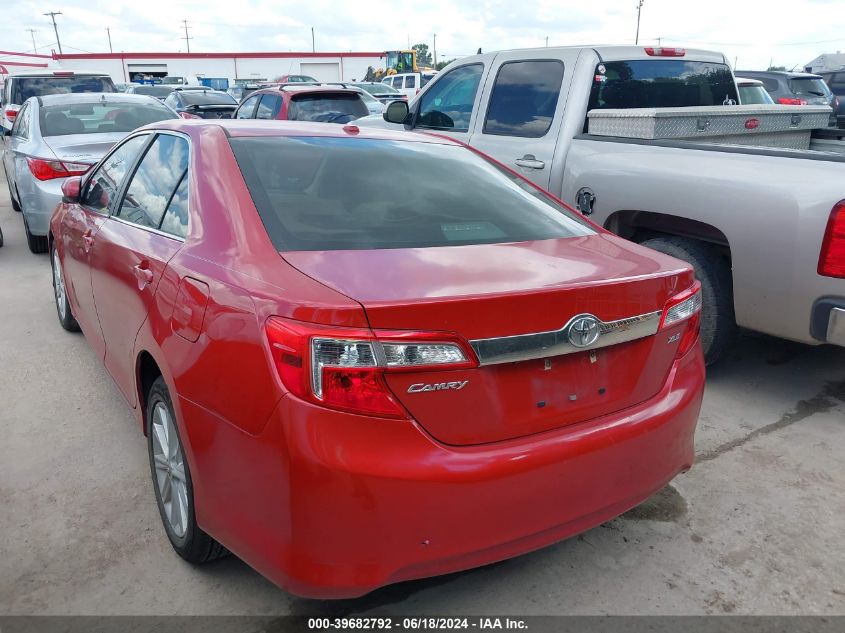 2012 Toyota Camry Xle VIN: 4T1BF1FK8CU604832 Lot: 39682792