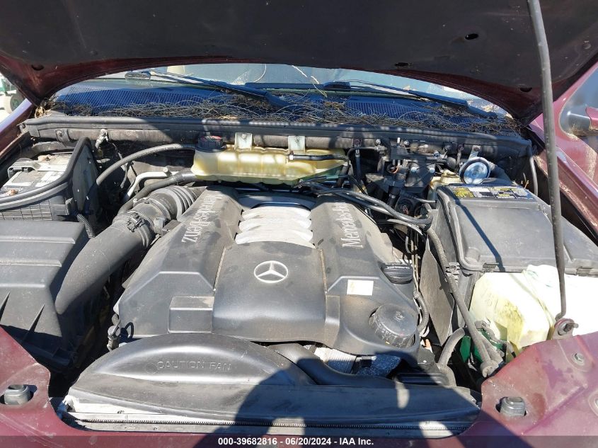 1999 Mercedes-Benz Ml 430 VIN: 4JGAB72E8XA078798 Lot: 39682816