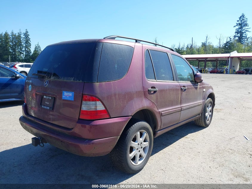 1999 Mercedes-Benz Ml 430 VIN: 4JGAB72E8XA078798 Lot: 39682816