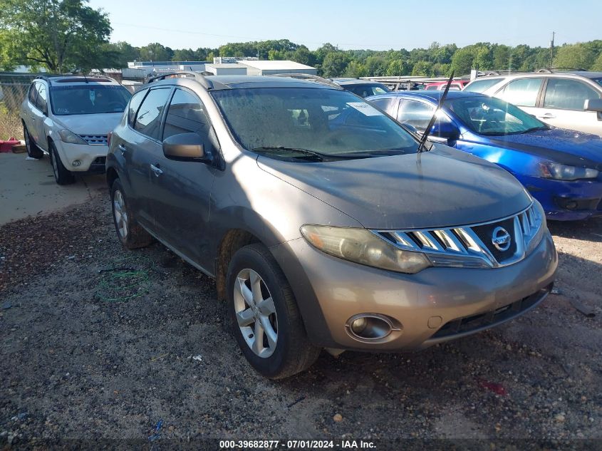 2009 Nissan Murano Sl VIN: JN8AZ18W49W144125 Lot: 39682877