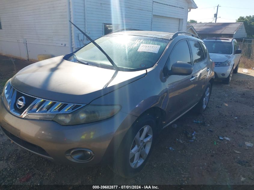 2009 Nissan Murano Sl VIN: JN8AZ18W49W144125 Lot: 39682877