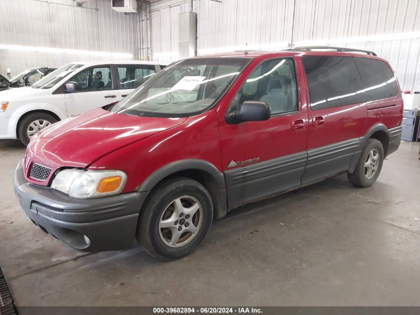 2001 Pontiac Montana VIN: 1GMDX03E01D257069 Lot: 39682894