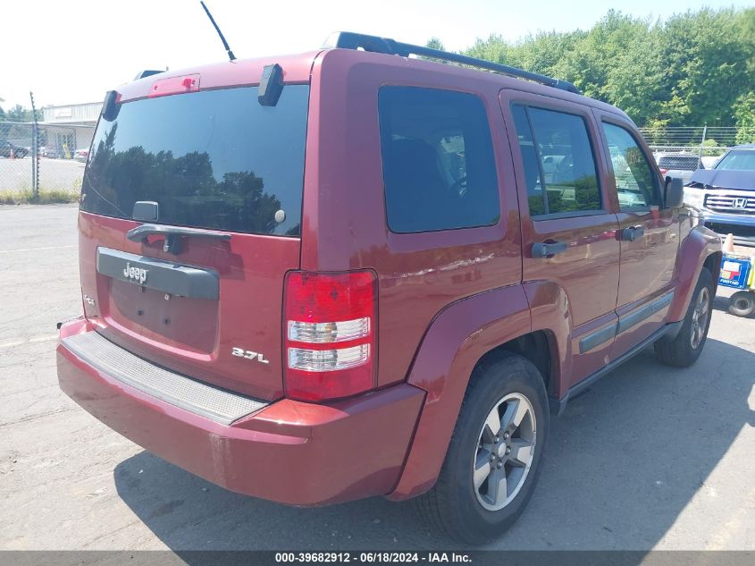 2008 Jeep Liberty Sport VIN: 1J8GN28K28W287926 Lot: 39682912