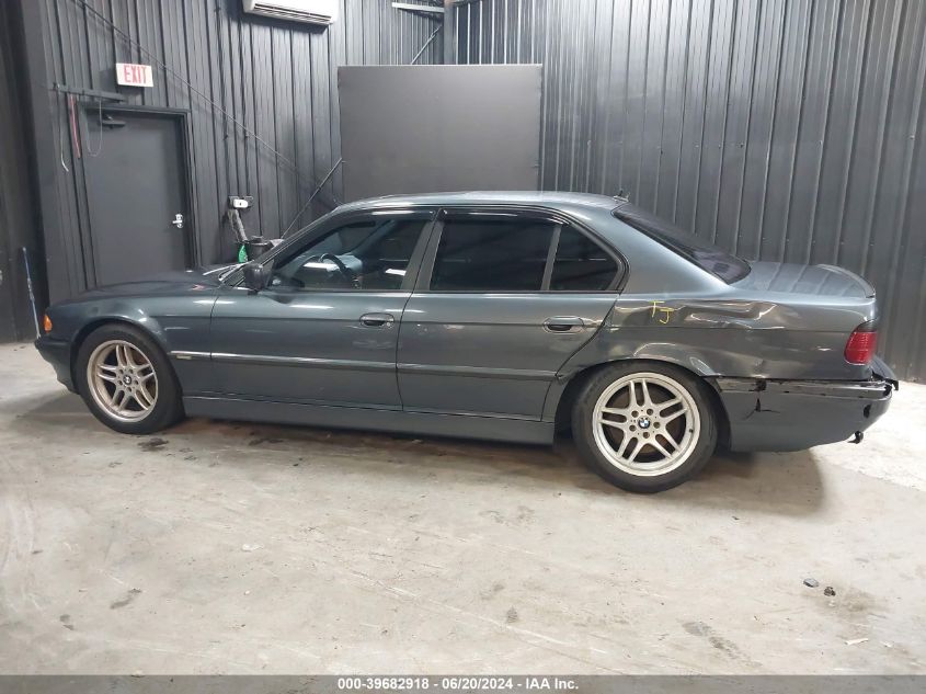 2001 BMW 740Ia VIN: WBAGG83431DN89270 Lot: 39682918