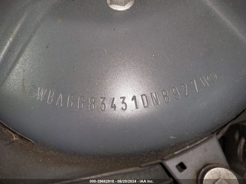 2001 BMW 740Ia VIN: WBAGG83431DN89270 Lot: 39682918