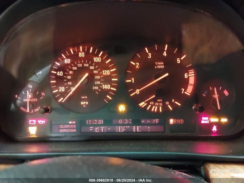 2001 BMW 740Ia VIN: WBAGG83431DN89270 Lot: 39682918