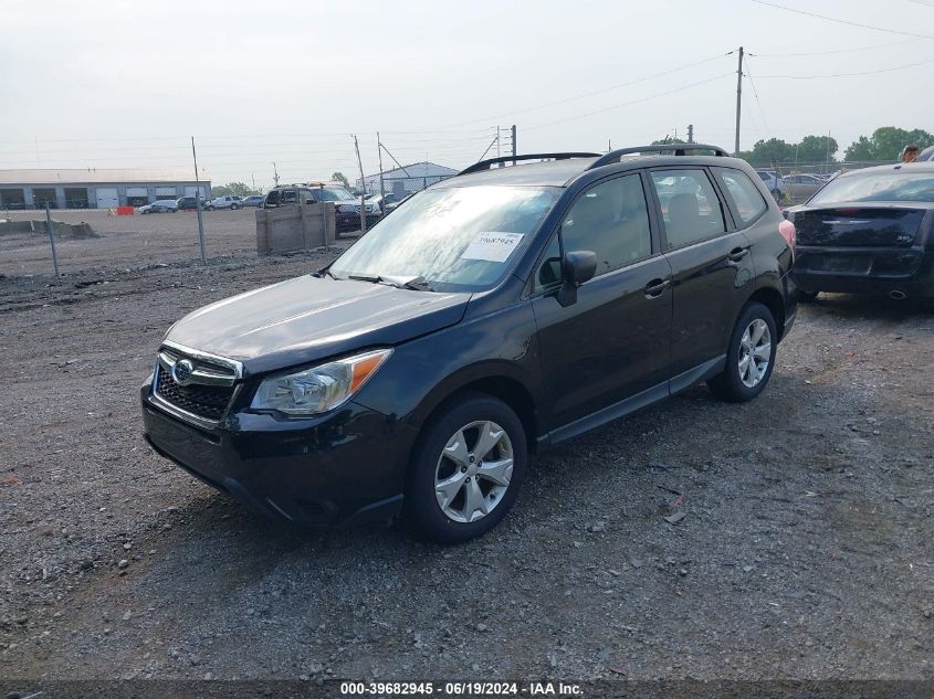 2015 Subaru Forester VIN: JF2SJAVC3FH586160 Lot: 39682945