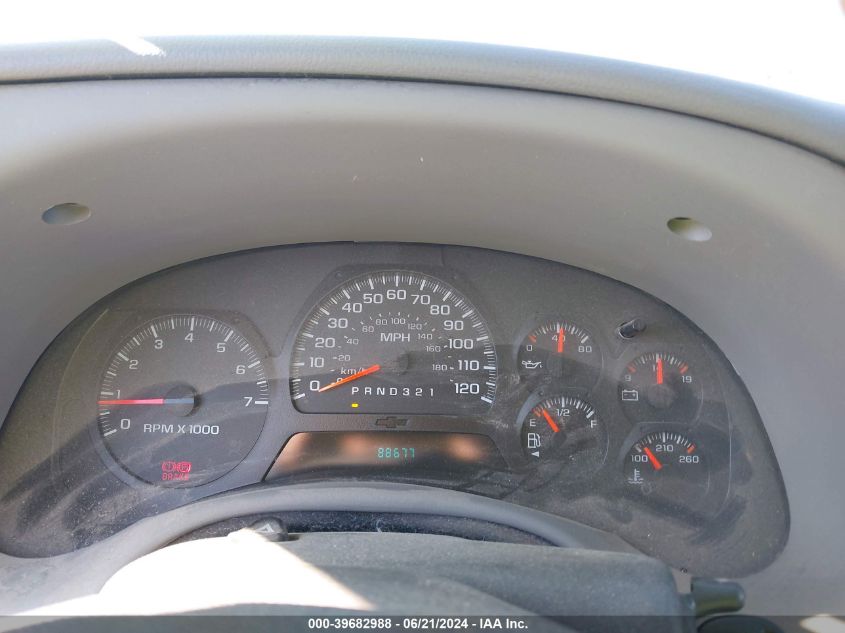 2008 Chevrolet Trailblazer Fleet VIN: 1GNDT13S682154151 Lot: 39682988