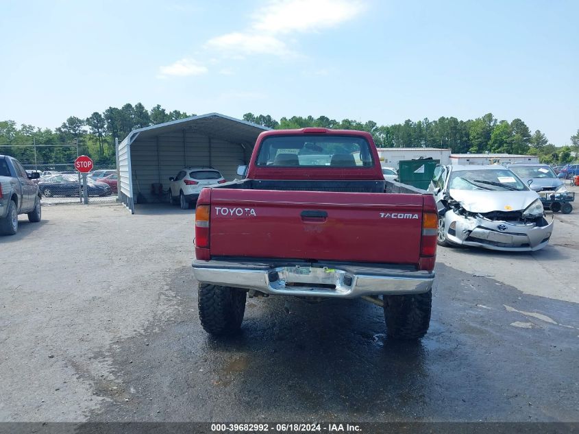1998 Toyota Tacoma VIN: 4TAPM62N2WZ156152 Lot: 39682992