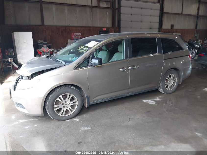 2011 Honda Odyssey Ex-L VIN: 5FNRL5H61BB018208 Lot: 39682995