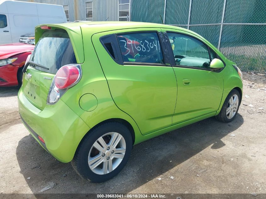 2014 Chevrolet Spark Ls Manual VIN: KL8CA6S91EC525706 Lot: 39683041