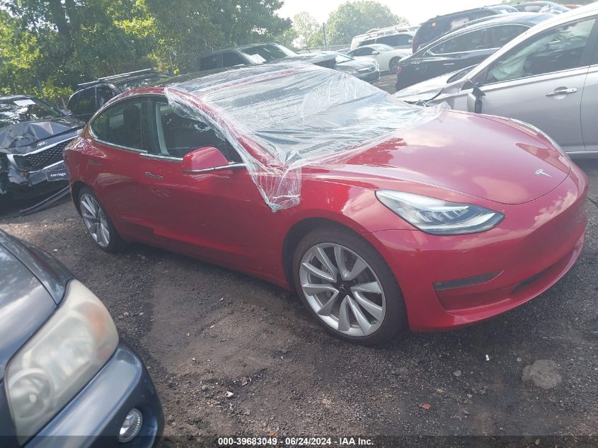 2018 Tesla Model 3 Long Range/Mid Range VIN: 5YJ3E1EA7JF022067 Lot: 39683049