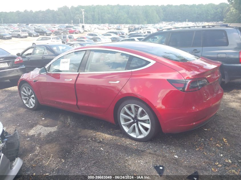 2018 Tesla Model 3 Long Range/Mid Range VIN: 5YJ3E1EA7JF022067 Lot: 39683049