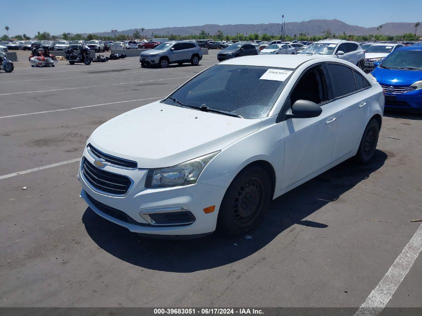 2015 Chevrolet Cruze Ls Auto VIN: 1G1PA5SG6F7256509 Lot: 39683051