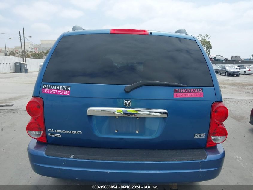2005 Dodge Durango Limited VIN: 1D8HB58D75F596098 Lot: 39683054