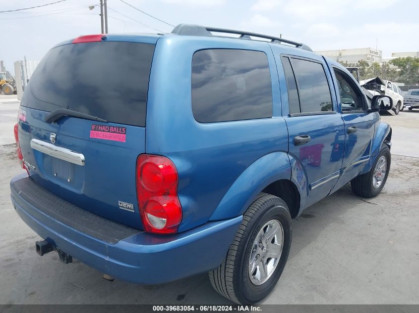 2005 Dodge Durango Limited VIN: 1D8HB58D75F596098 Lot: 39683054