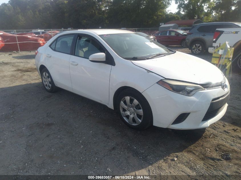 2014 TOYOTA COROLLA L/LE/LE PLS/PRM/S/S PLS - 5YFBURHE3EP028308