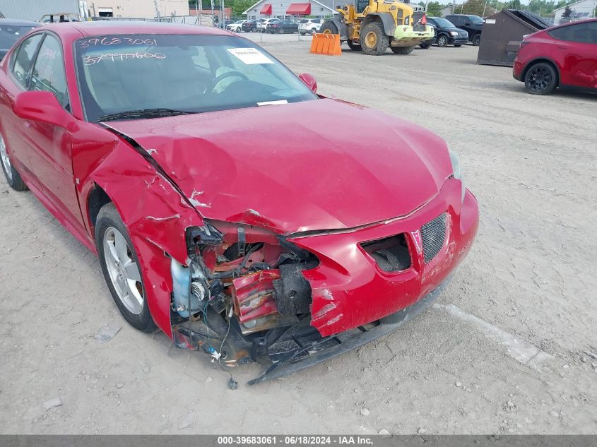 2007 Pontiac Grand Prix VIN: 2G2WP552371186908 Lot: 39683061