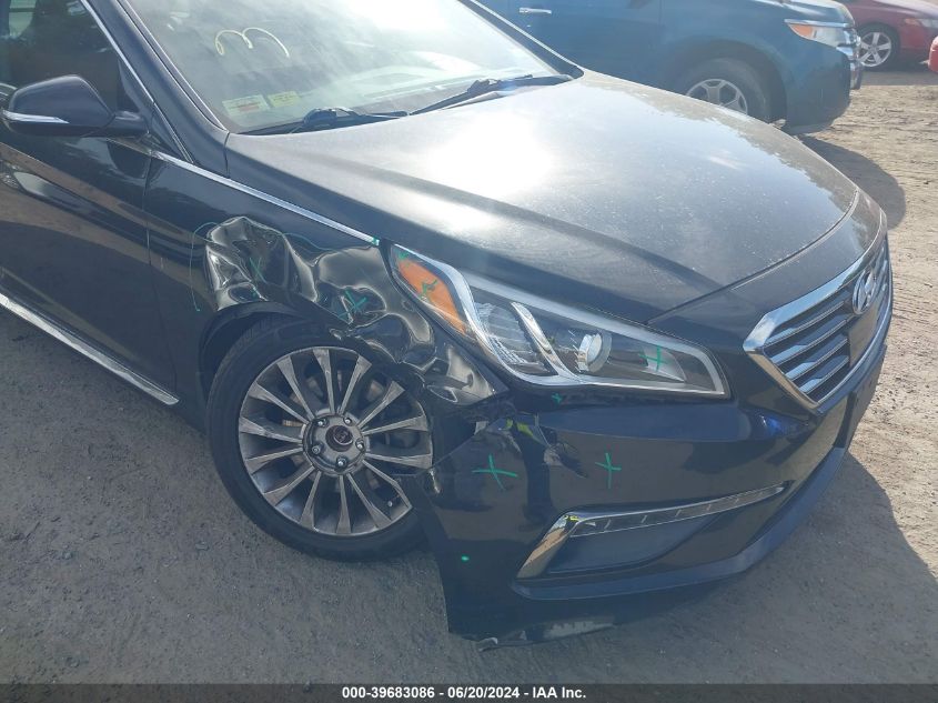 2015 Hyundai Sonata Limited VIN: 5NPE34AF8FH137979 Lot: 39683086