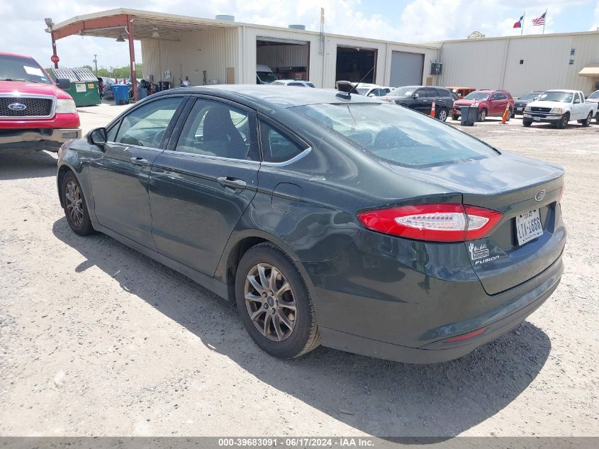 2015 FORD FUSION S - 3FA6P0G77FR193948