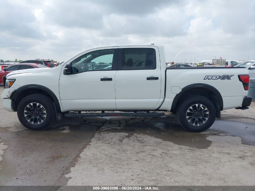 2024 Nissan Titan Pro-4X 4X4 VIN: 1N6AA1ED5RN107044 Lot: 39683096