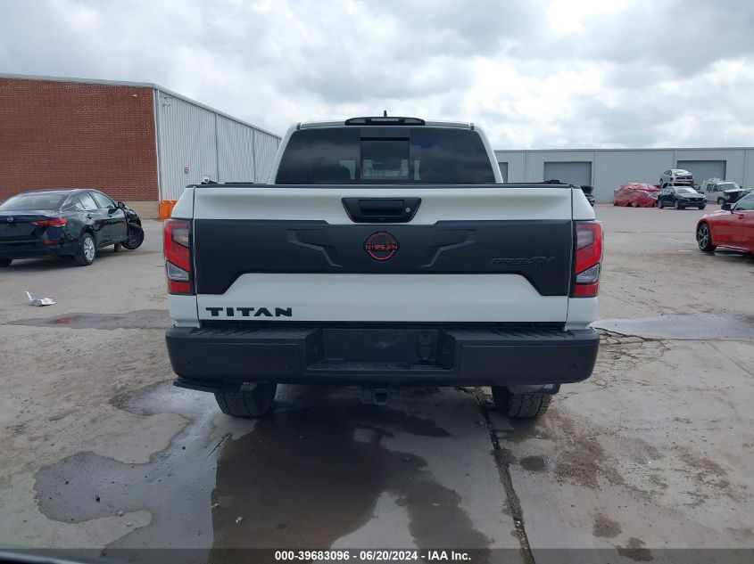 2024 Nissan Titan Pro-4X 4X4 VIN: 1N6AA1ED5RN107044 Lot: 39683096