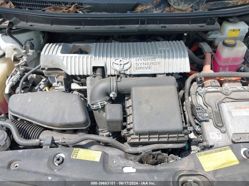 2011 Toyota Prius Two VIN: JTDKN3DU4B0256685 Lot: 39683101