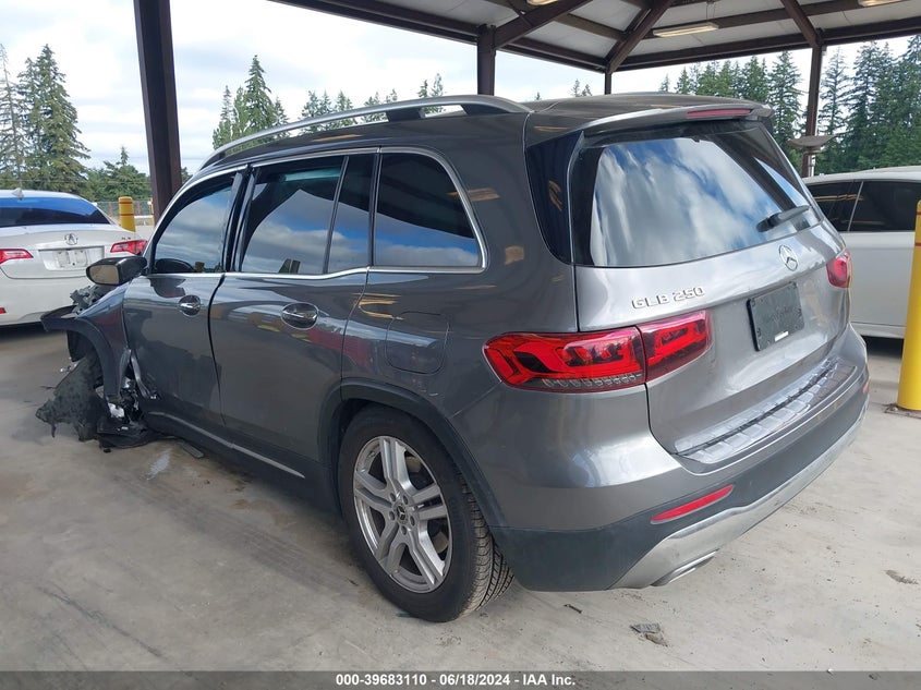 2020 Mercedes-Benz Glb 250 4Matic VIN: W1N4M4HB8LW070441 Lot: 39683110