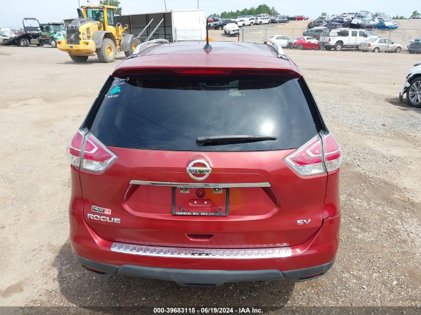 2015 Nissan Rogue Sv VIN: KNMAT2MT5FP572466 Lot: 39683115