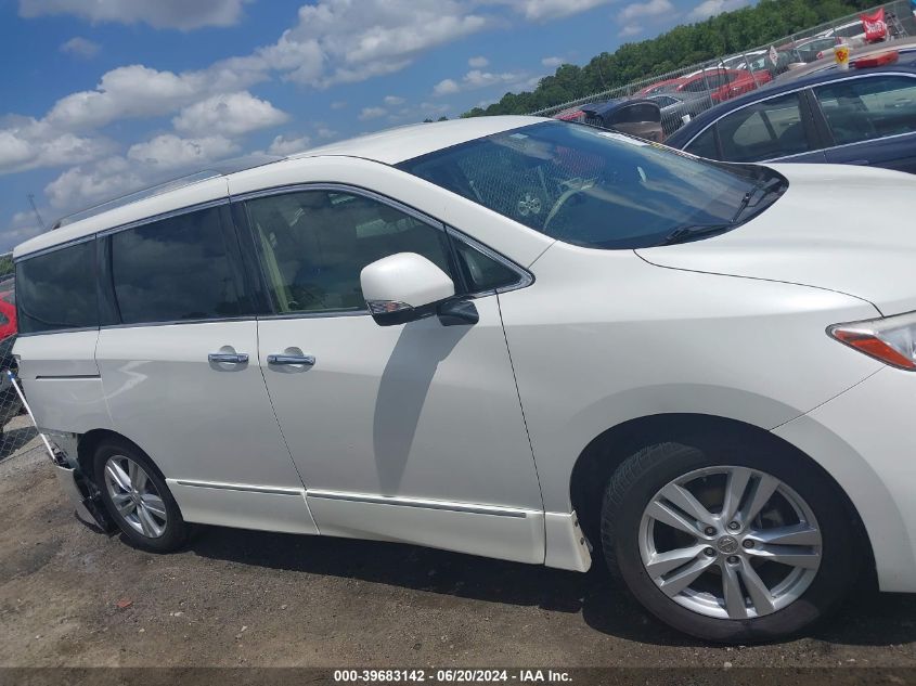 2015 Nissan Quest Sl VIN: JN8AE2KPXF9121980 Lot: 39683142