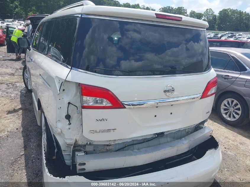 2015 Nissan Quest Sl VIN: JN8AE2KPXF9121980 Lot: 39683142