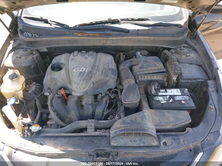 2013 Hyundai Sonata Gls VIN: 5NPEB4AC1DH652358 Lot: 39683146