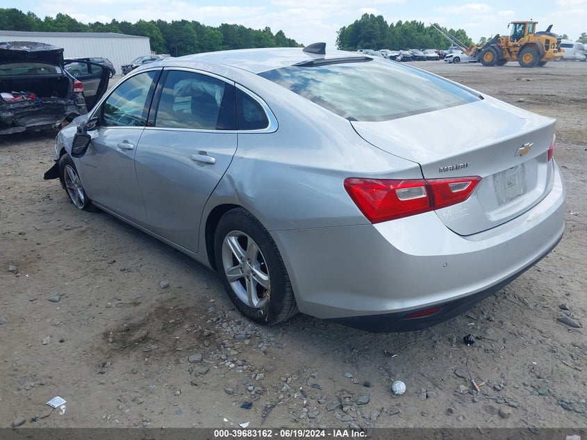 VIN 1G1ZC5ST8KF135352 2019 CHEVROLET MALIBU 1FL