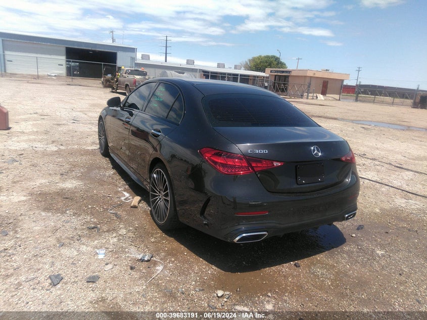 VIN W1KAF4GBXPR153501 2023 MERCEDES-BENZ C 300 SEDAN
