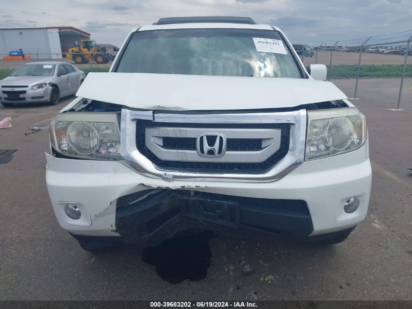 2011 Honda Pilot Ex-L VIN: 5FNYF4H56BB096214 Lot: 39683202