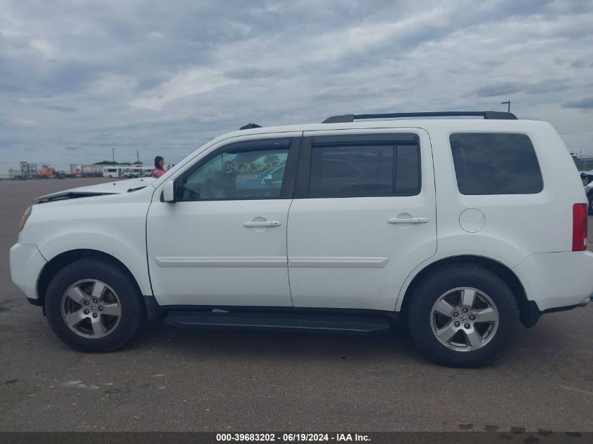 2011 Honda Pilot Ex-L VIN: 5FNYF4H56BB096214 Lot: 39683202