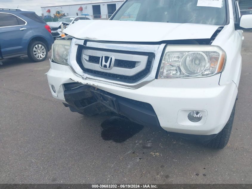 2011 Honda Pilot Ex-L VIN: 5FNYF4H56BB096214 Lot: 39683202