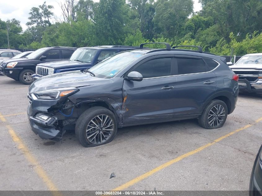 2021 Hyundai Tucson Ultimate VIN: KM8J3CAL4MU295068 Lot: 39683204