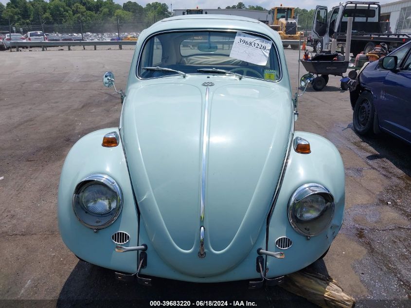 1964 Volkswagen Beetle VIN: 6362882 Lot: 39683220