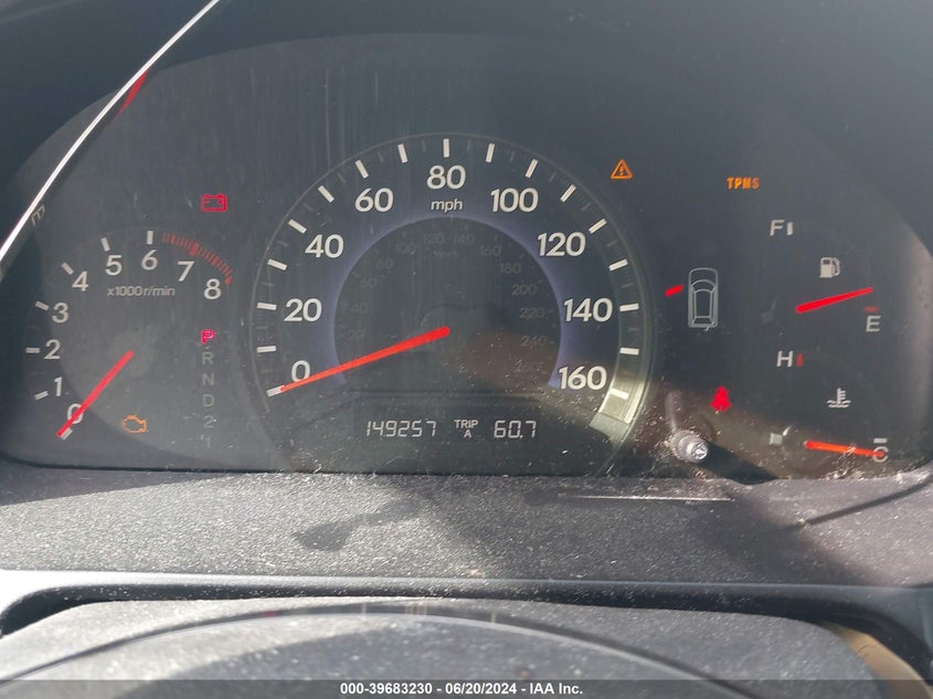 2008 Honda Odyssey Ex-L VIN: 5FNRL38638B406084 Lot: 39683230