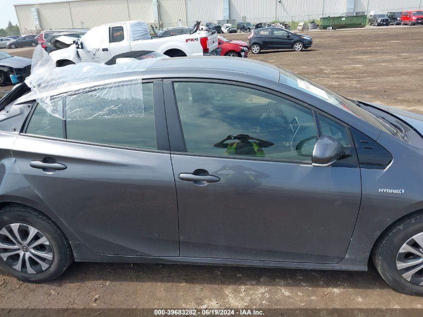 2020 Toyota Prius Xle Awd-E VIN: JTDL9RFU3L3017136 Lot: 39683282