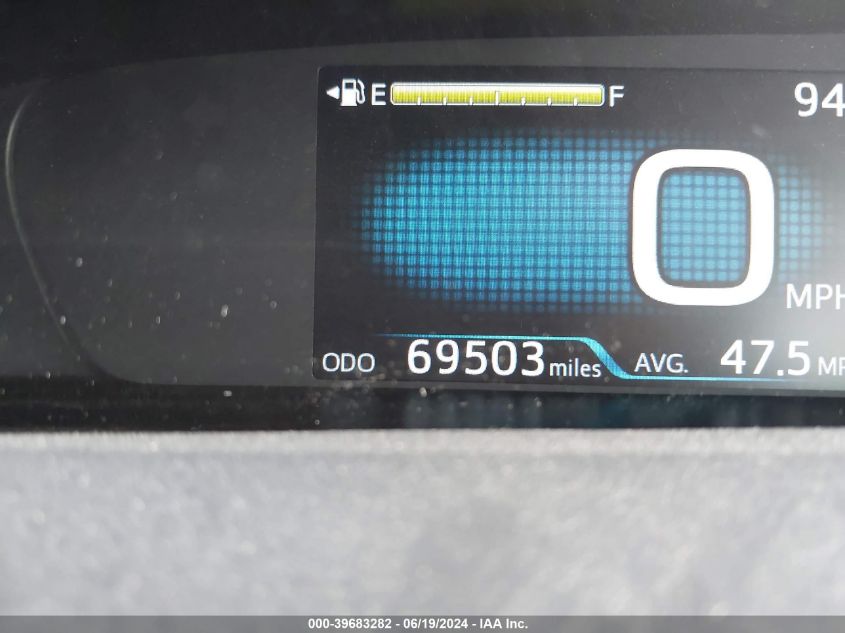 2020 Toyota Prius Xle Awd-E VIN: JTDL9RFU3L3017136 Lot: 39683282