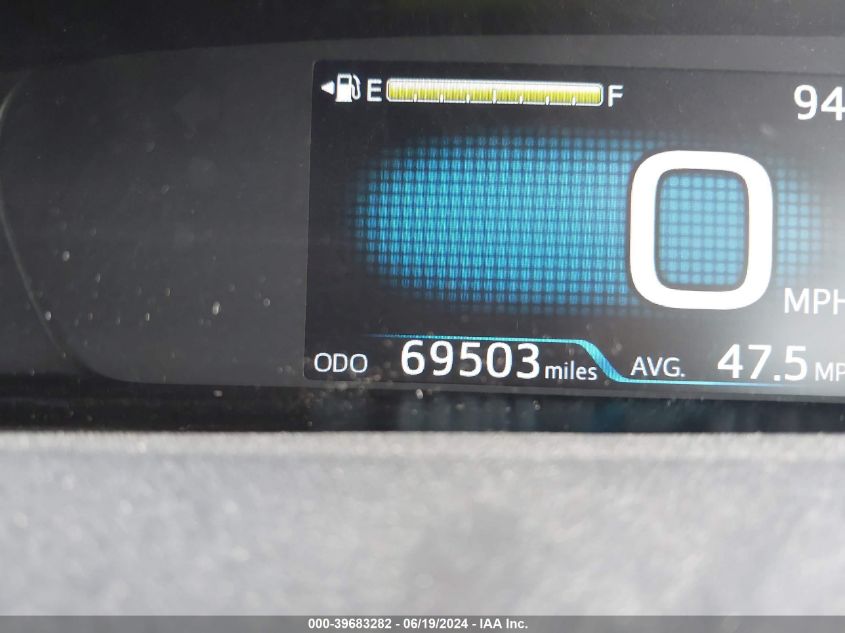 2020 Toyota Prius Xle Awd-E VIN: JTDL9RFU3L3017136 Lot: 39683282