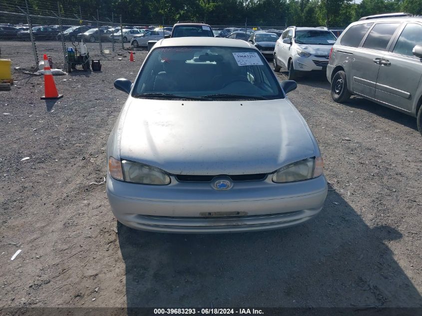 2001 Chevrolet Prizm VIN: 1Y1SK52831Z409816 Lot: 39683293