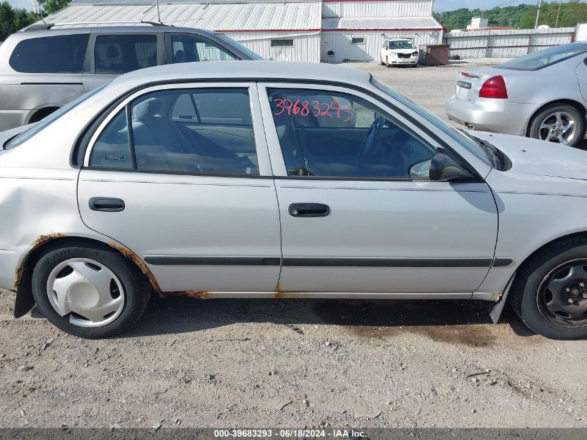 2001 Chevrolet Prizm VIN: 1Y1SK52831Z409816 Lot: 39683293